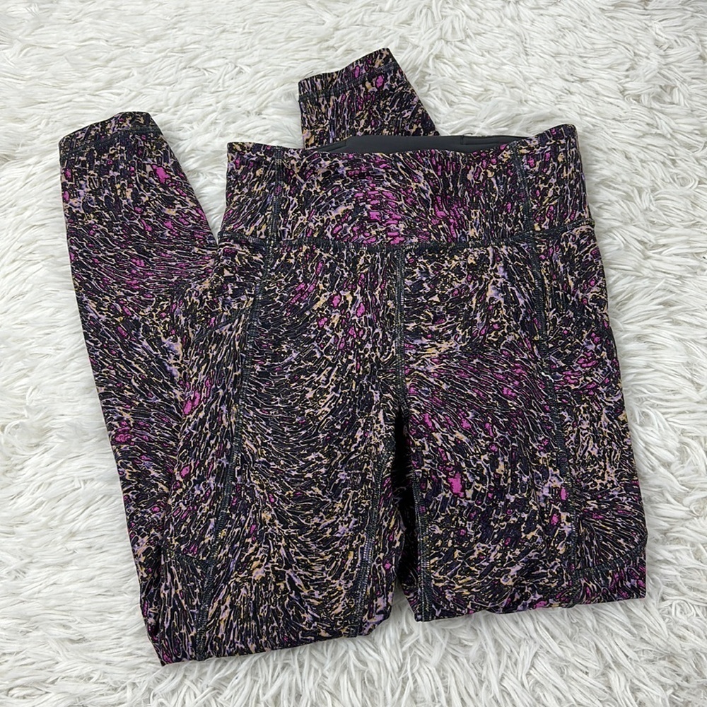 Lululemon Invigorate High-Rise Tight 25" Topography Multi